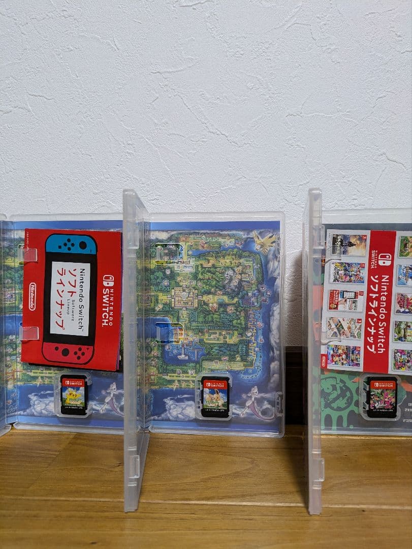Switchソフト　ポケモンピカチュウ、イーブイ、スプラトゥーン2