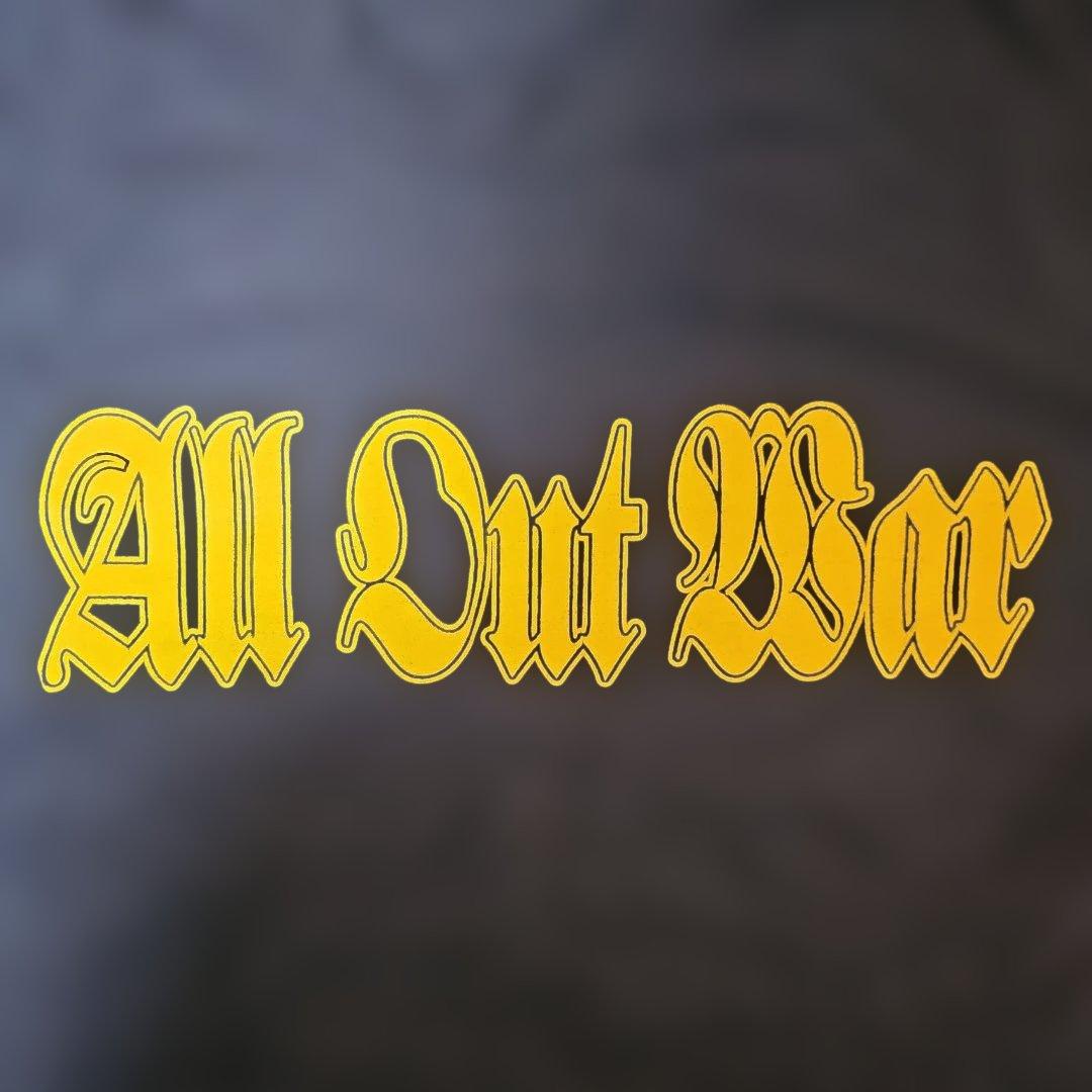 ALL OUT WAR Tシャツ XL 未使用 NYHC 当時もの 激レア 紺