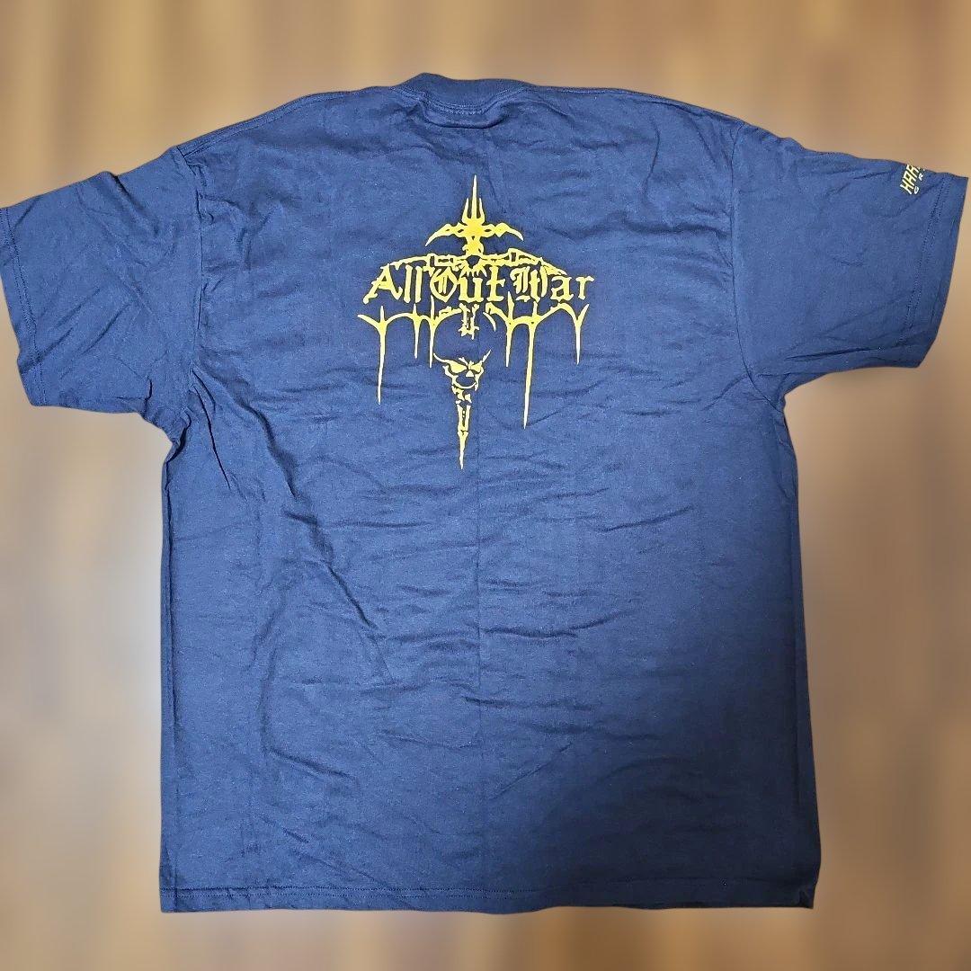 ALL OUT WAR Tシャツ XL 未使用 NYHC 当時もの 激レア 紺