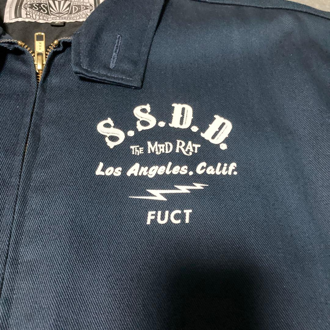 FUCT SSDD THE MAD RAT ジャケット　Lサイズ