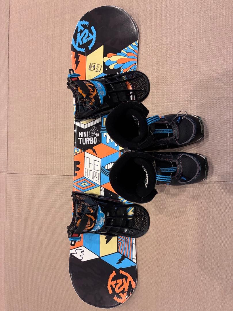 スノーボード　k2 90cm ブーツ　ビンディングセット