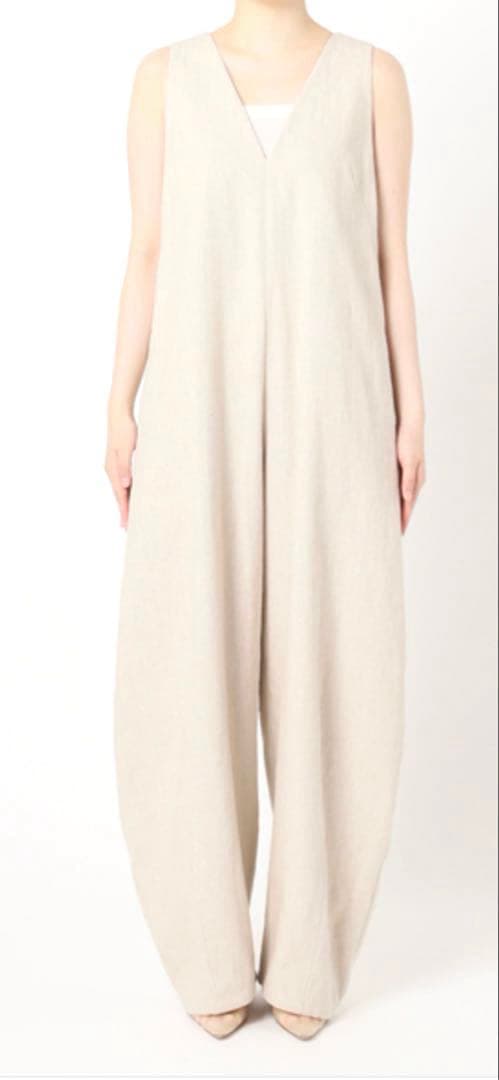 プラージュ　plage バルーン　オールインワン　ベージュ　36 試着のみ美品