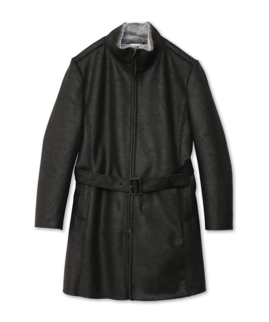 HIGH STREET フェイクムートンスタンドコート