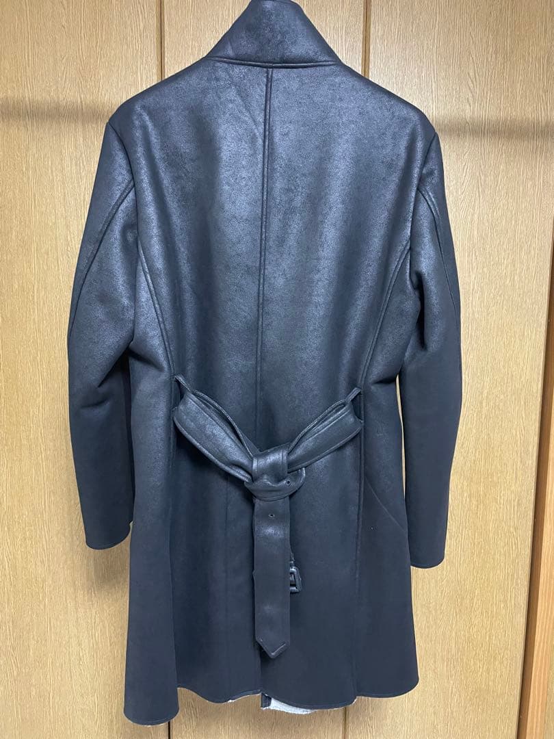 HIGH STREET フェイクムートンスタンドコート