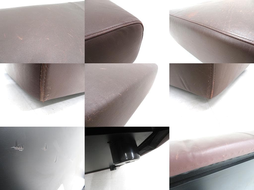 アルフレックス　総本革　レザー　オットマン　スツール　高級　モダン　ソファ