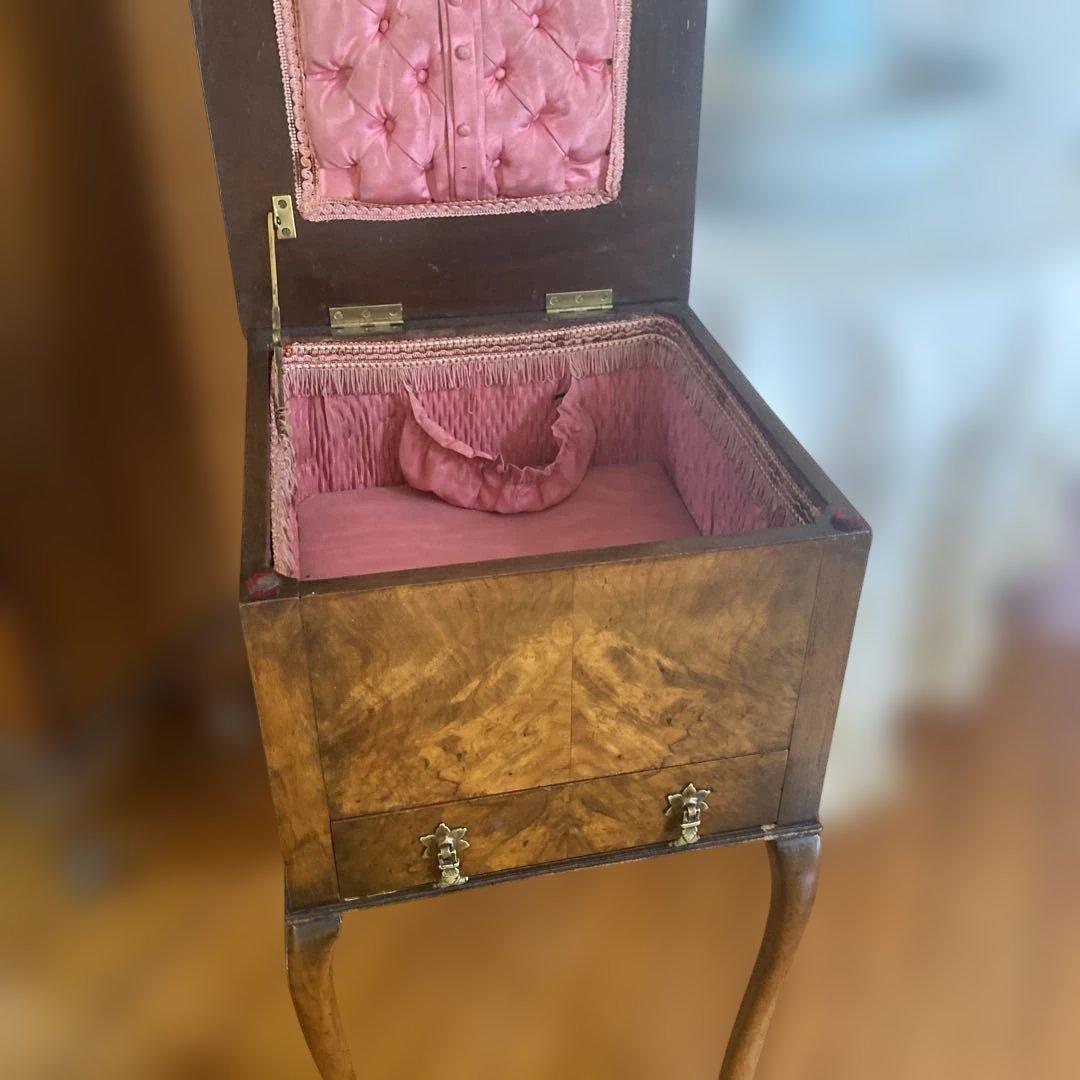 アンティークソーイングボックス小ぶり