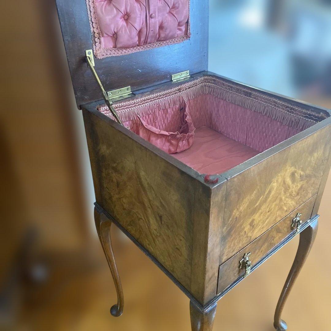 アンティークソーイングボックス小ぶり