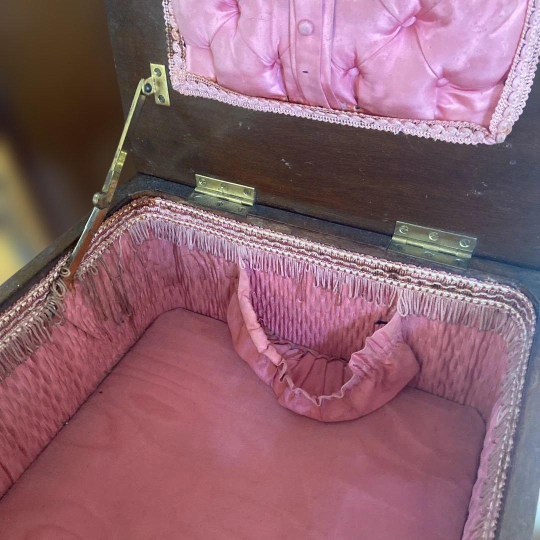 アンティークソーイングボックス小ぶり