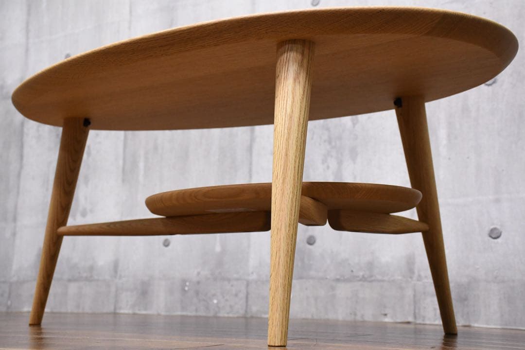 EIC28 展示品 柏木工 ケイ ウィンザー リビングテーブル オーク無垢材