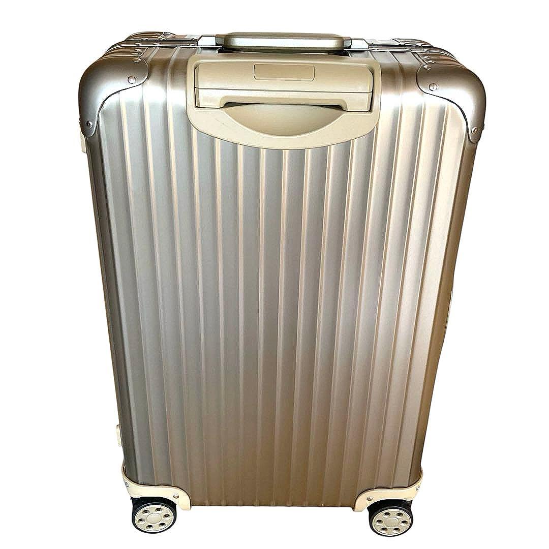 【1回使用 極美品】RIMOWAリモワ トパーズ チタニウム キャリーケース