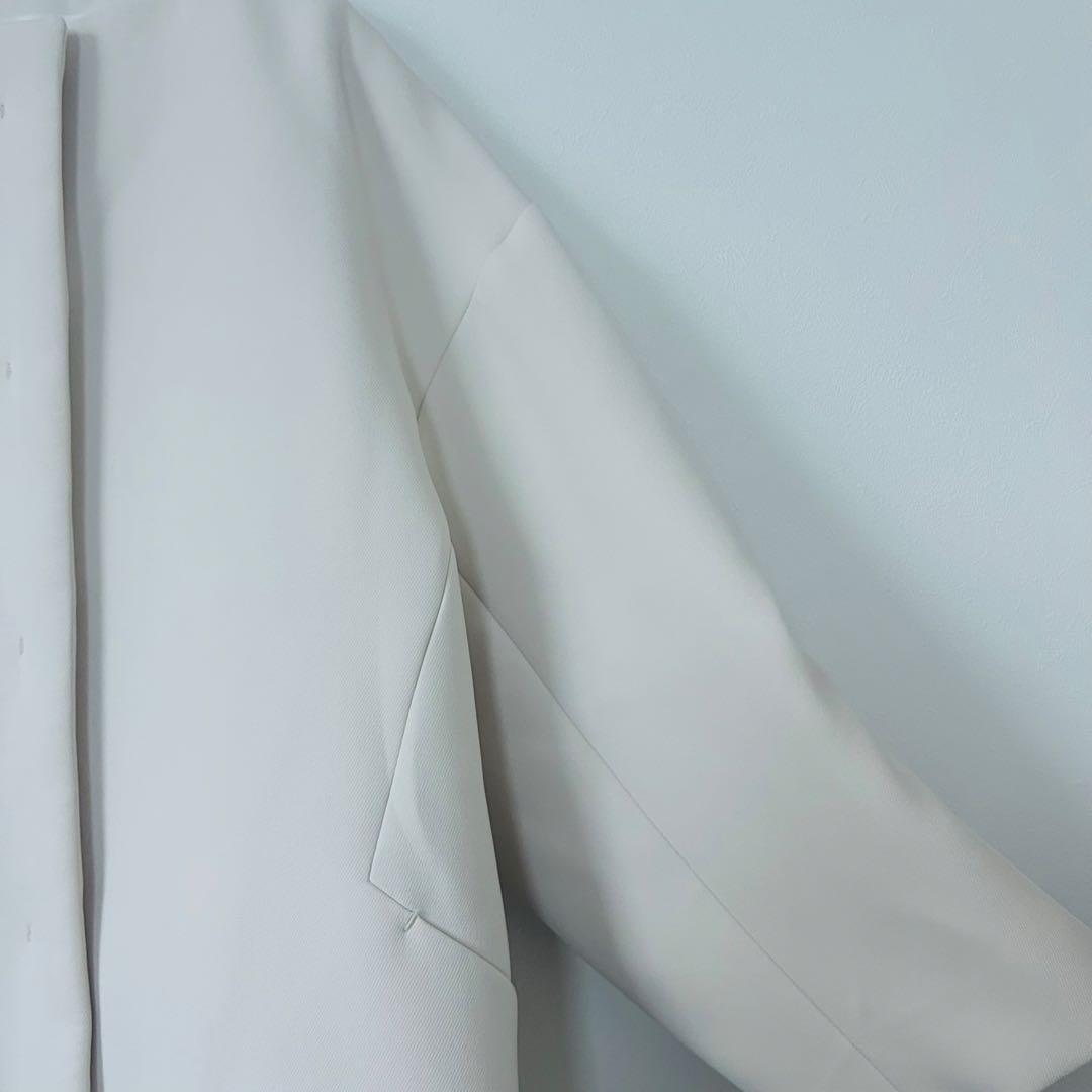 未使用級✨LOUNIE ルーニィ　ノーカラーコート　　38 ウォッシャブル