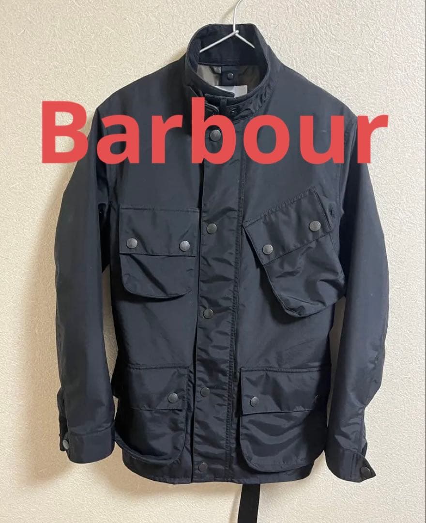 Barbour ブラック ジャケット 36 ビデイル