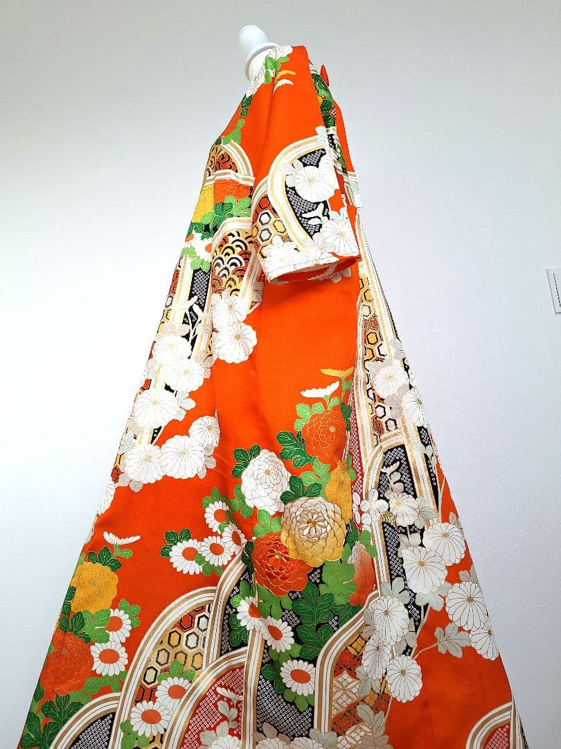 着物リメイクワンピース3636