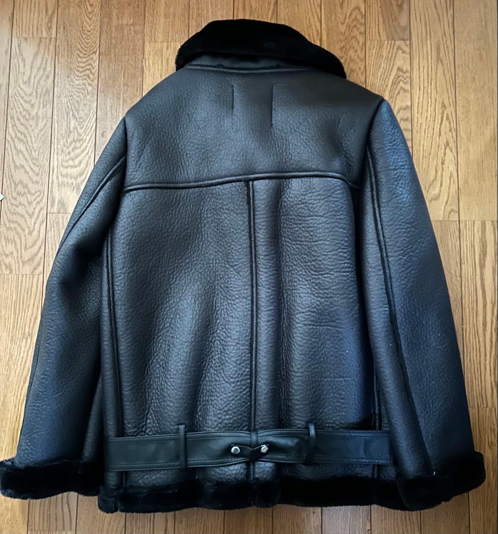 ZARA 黒レザーシングルライダースジャケット 未使用、タグ付き