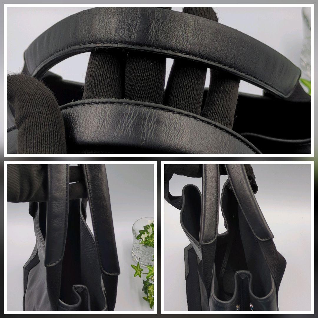 良品✨️BALENCIAGA　バレンシアガ　ハンドバッグ　パンチングロゴ