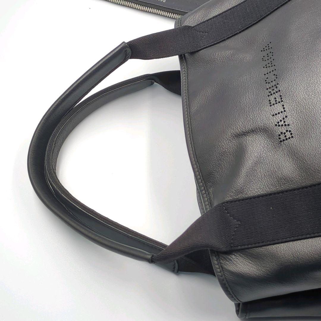 良品✨️BALENCIAGA　バレンシアガ　ハンドバッグ　パンチングロゴ