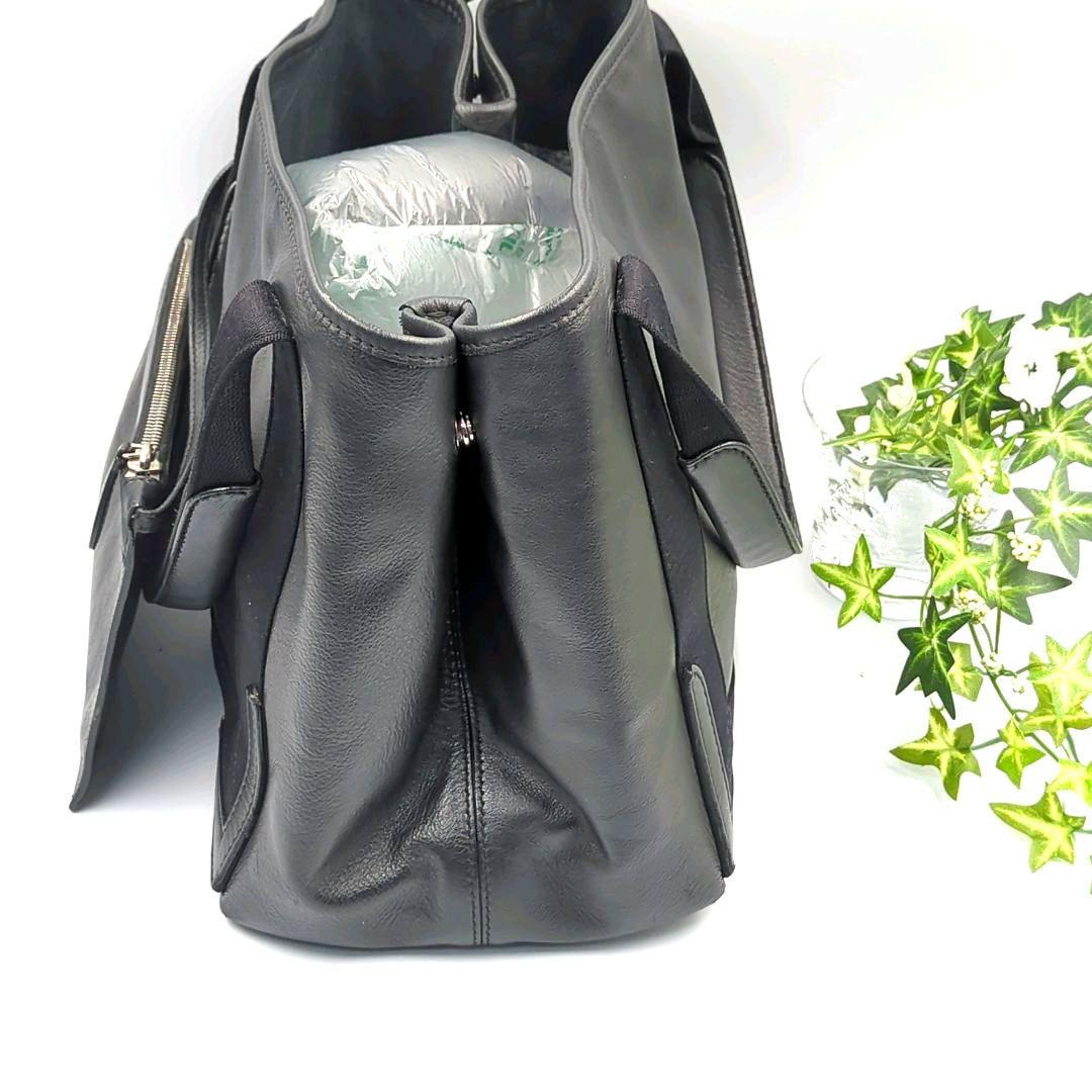 良品✨️BALENCIAGA　バレンシアガ　ハンドバッグ　パンチングロゴ