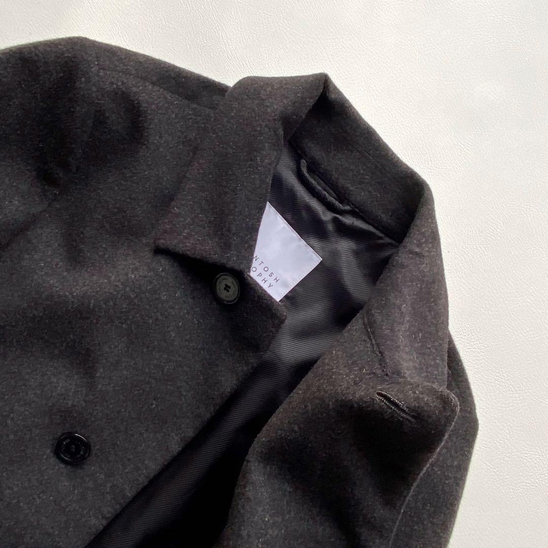 【未使用級/カシミヤ混】マッキントッシュフィロソフィ WELLINGTON 灰