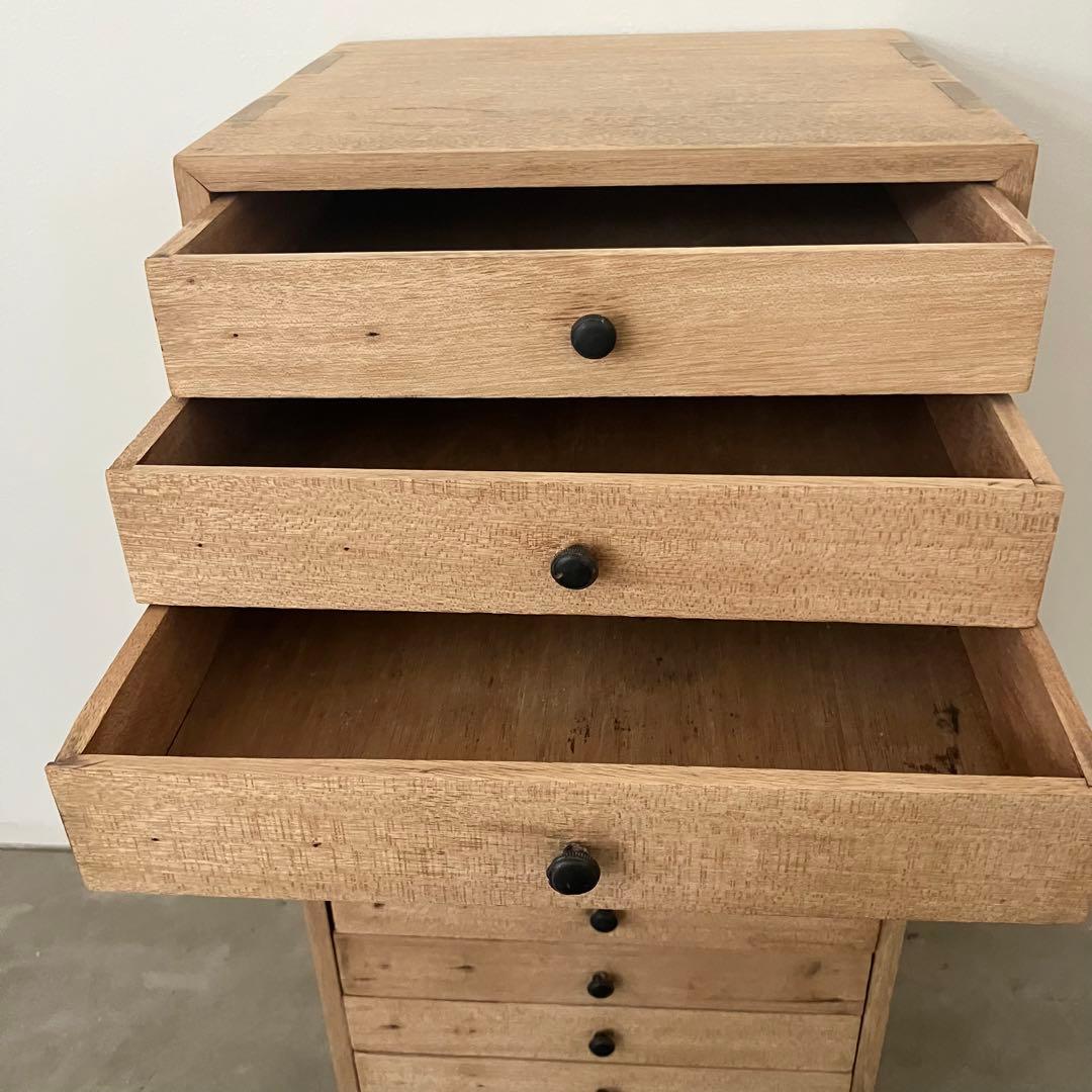 レトロ　アンティーク　古道具　古家具　剥離家具　ストリップド　抽斗　引き出し