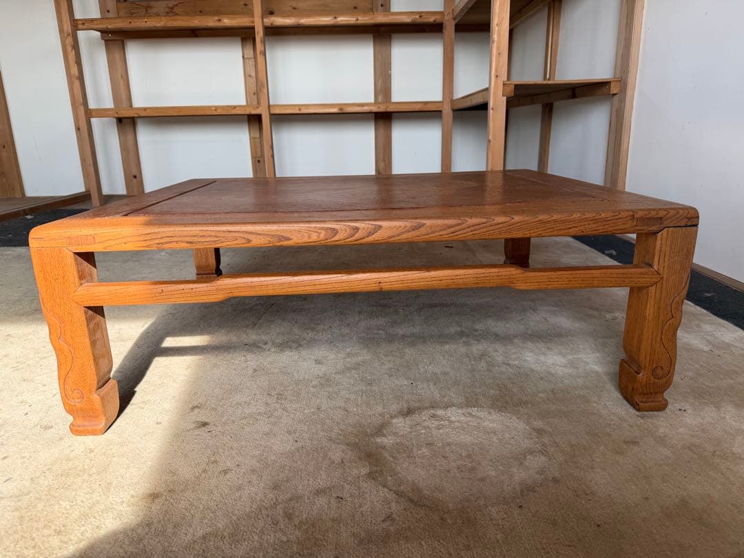 折りたたみ座卓 木製 伝統的デザイン　アンティーク　ヴィンテージ