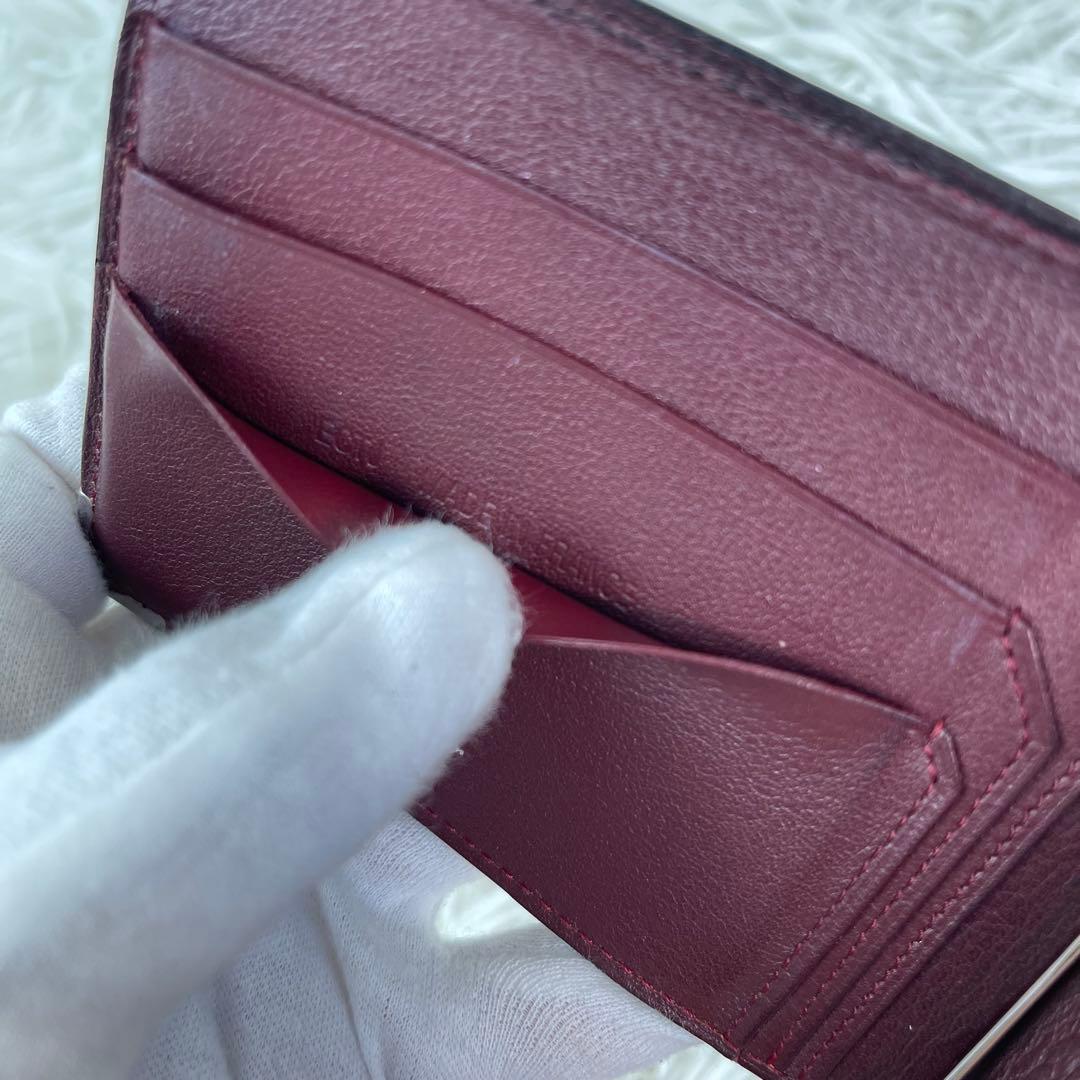 美品 Cartier カルティエ マスト ドゥ マネークリップ 二つ折り 希少黒