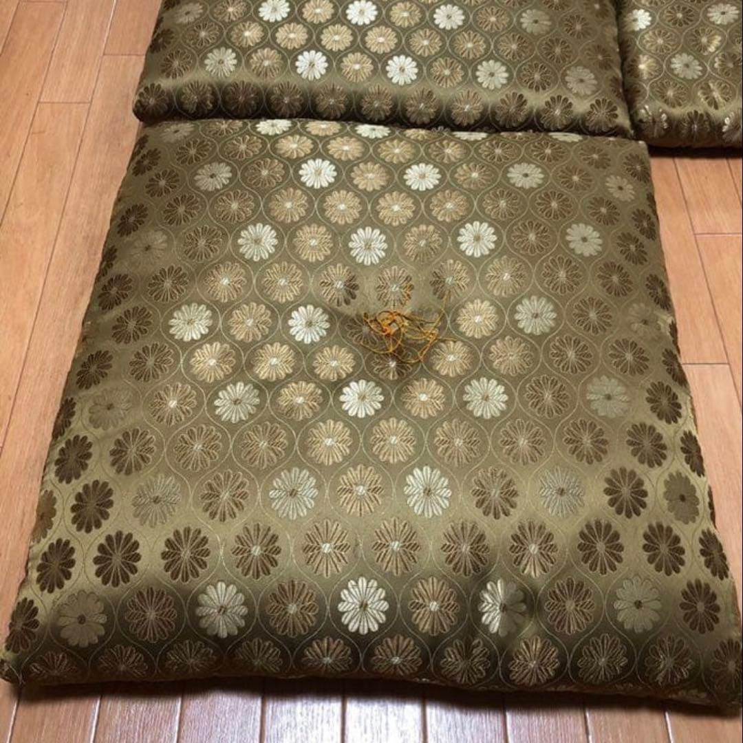 値下げ！美品！仏前座布団☆御前座布団☆金襴☆法事☆座布団　　3枚セット
