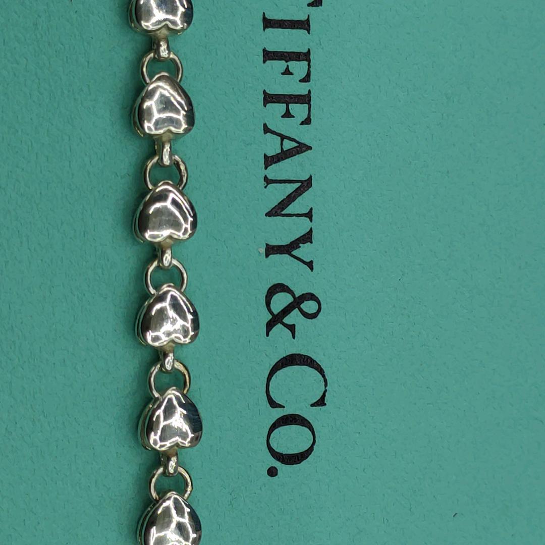 とあ　美品TIFFANY&Co. ティファニー パフハート ブレスレット