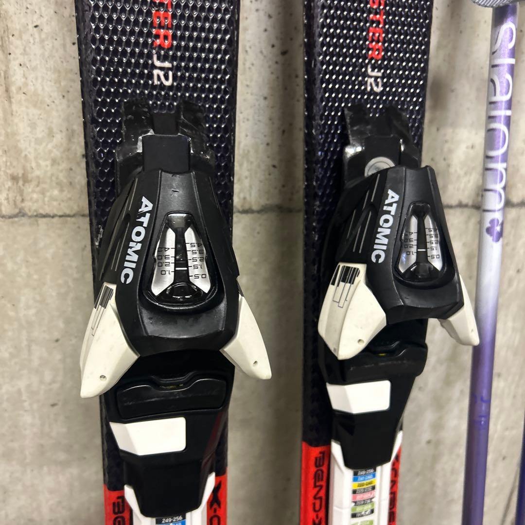 ATOMIC スキー110 ヘッドブーツ21センチ　ポール90 3点セット