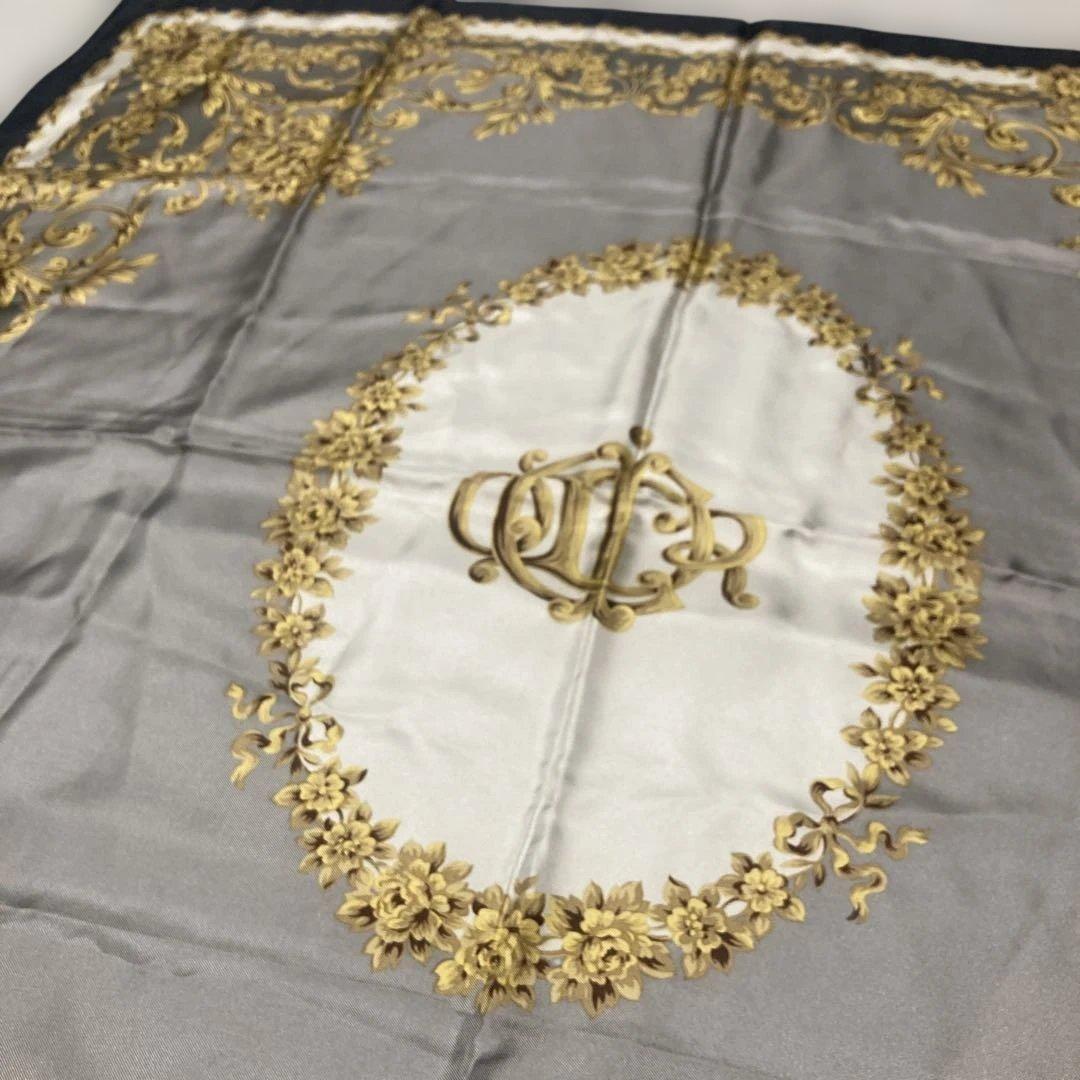 Christian Dior スカーフ　★大判カレ.美品.シルク100.タグ付き