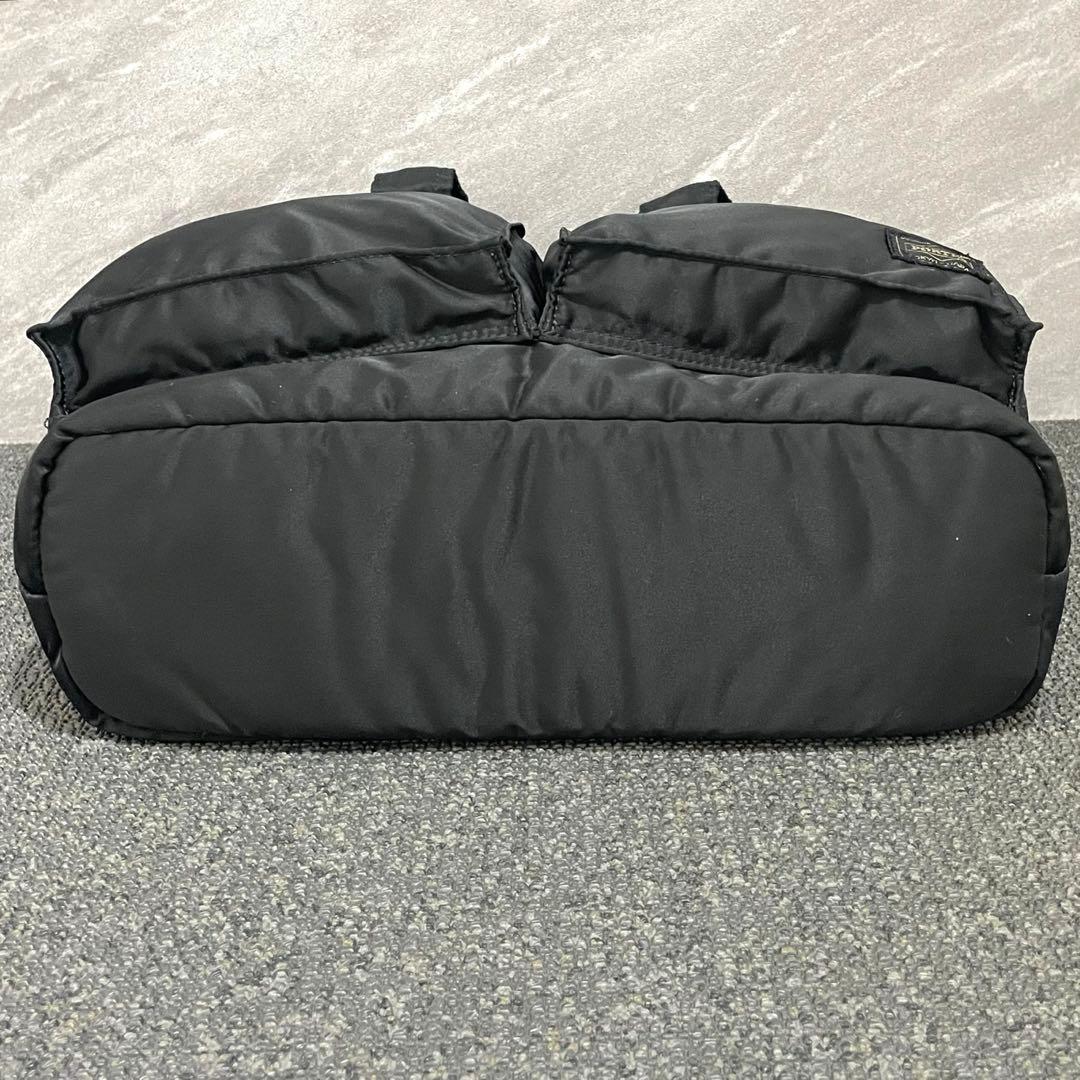 美品 ✨肩掛け可能 A4可✨ポーター トートバッグ タンカー 黒