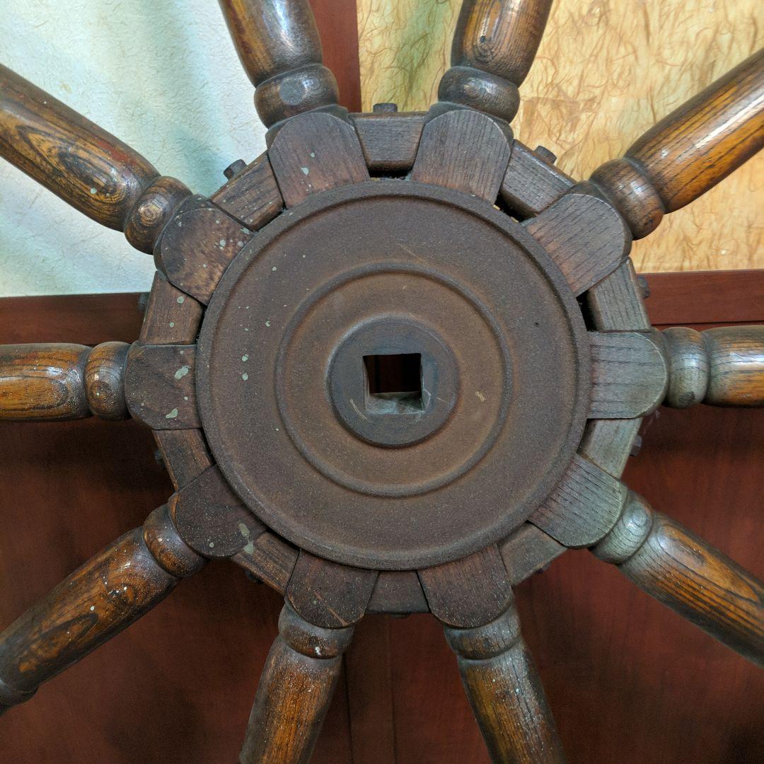 船　舵　船舵　ヴィンテージ　アンティーク　レトロ　ビンテージ