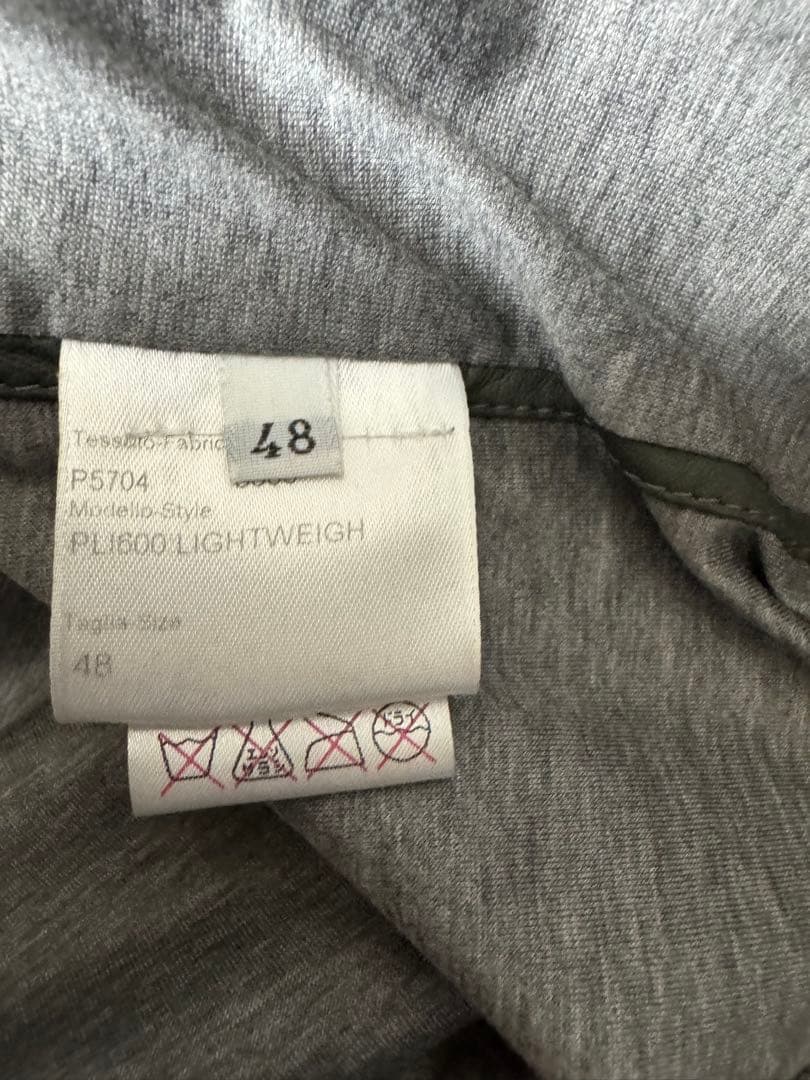 【150万円超級】ブリオーニ 仔羊革ブルゾン(100%ダウンライナー付) 48