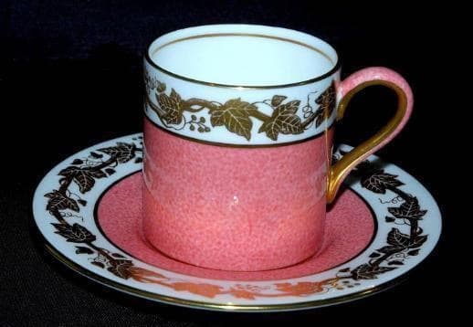 廃番日本未入荷 ウェッジウッド ホワイトホールパウダー デミタスc&s２色セット