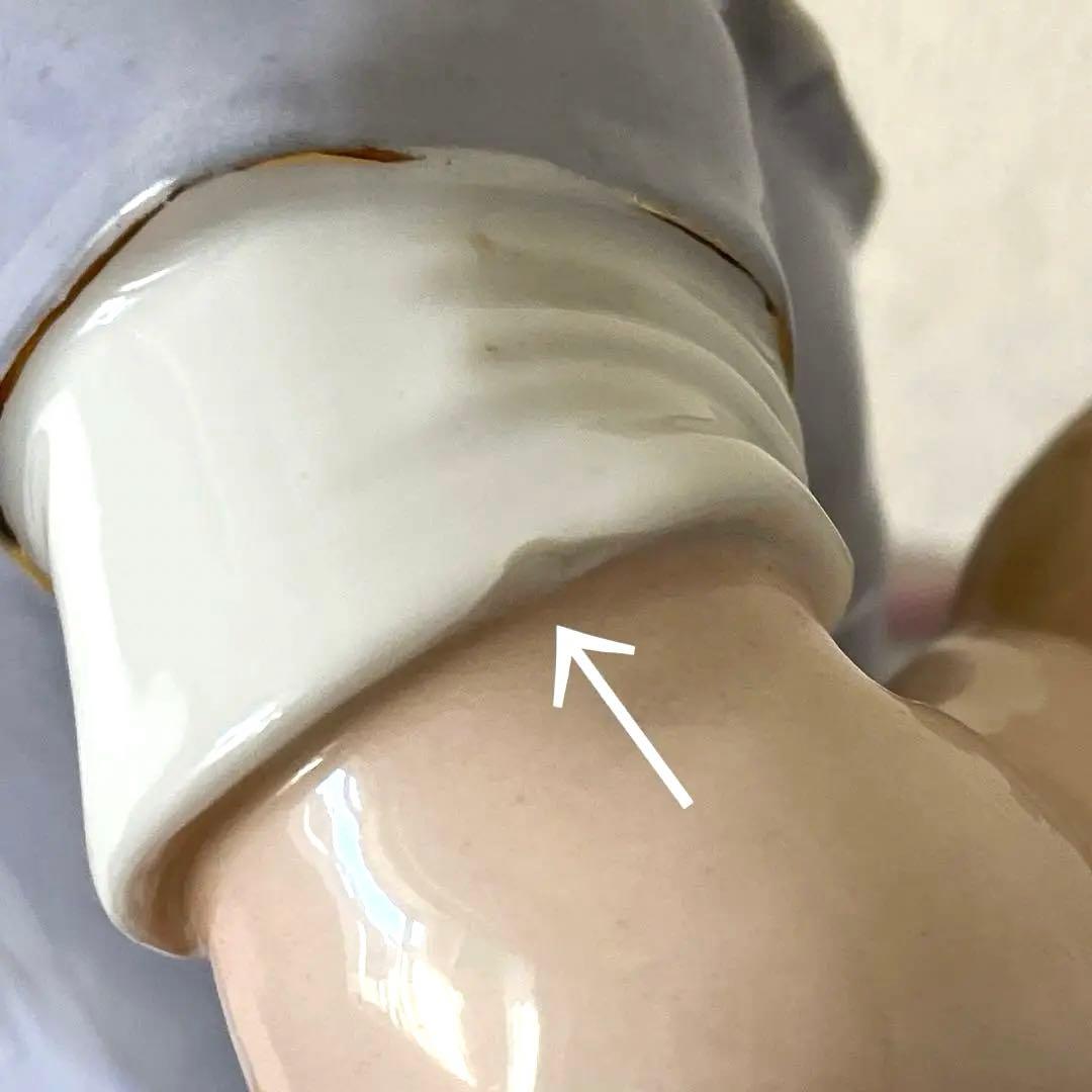 ＊バスケットを持つ少女＊・高さ３７.５cm・Meissen・