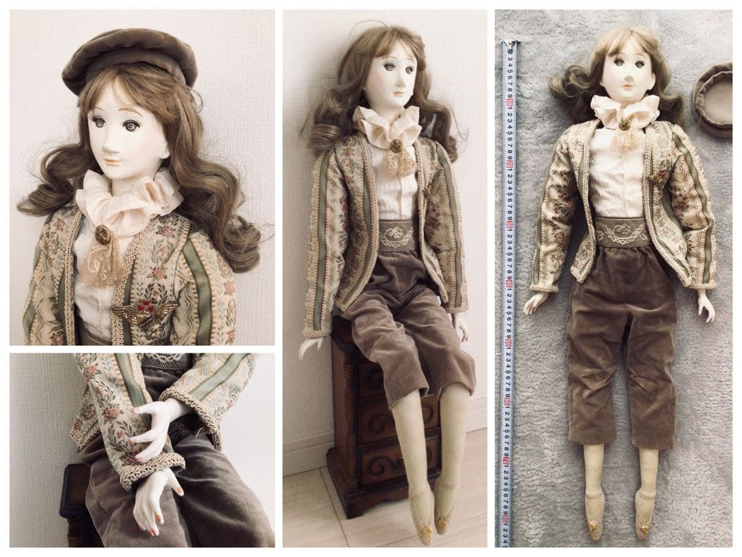 創作人形 西洋アンティーク バレリーナ 石膏 西洋人形 美形美人 身長80cm