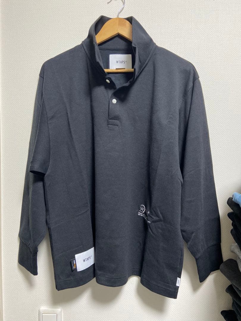 新品★WTAPS POLO L/S 01 ポロシャツ長袖カットソーダブルタップス