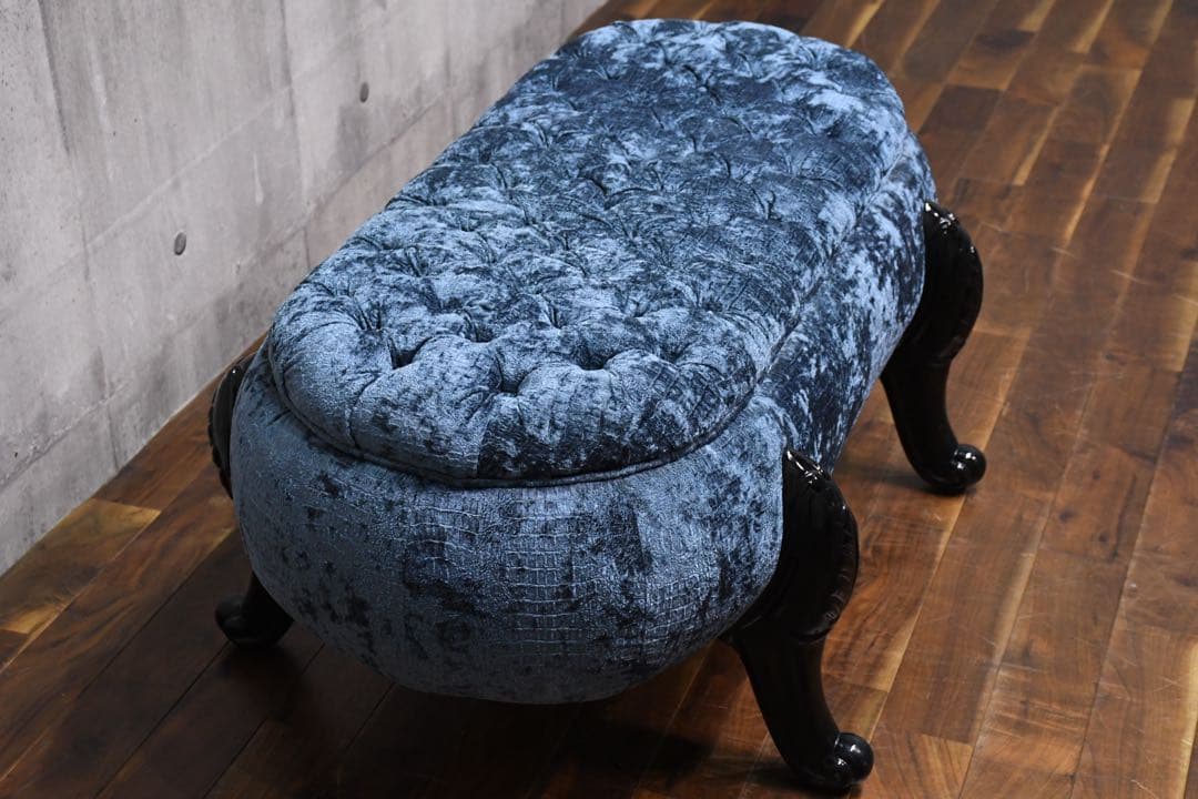 CIC34 アピス六本木 Volpi スツール 猫脚 ボタンダウン イタリア製