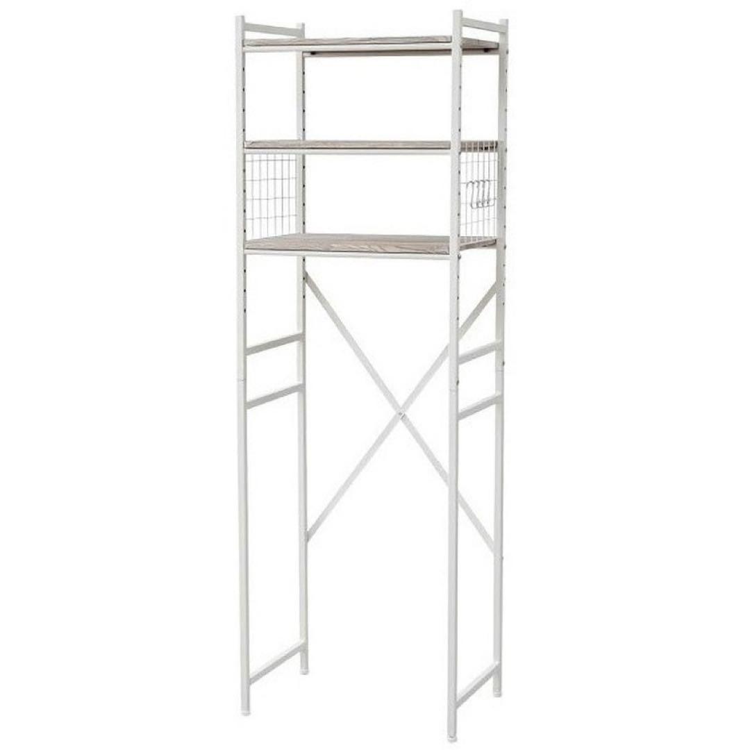 新品未使用箱不良　山善 冷蔵庫上ラック RUR-18(AIV/SWH)