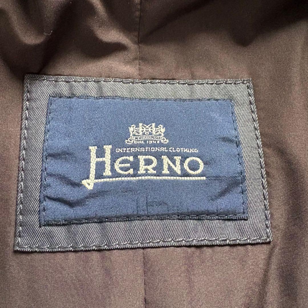 美品　ヘルノ　トレンチコート　グレー　XL 大きいサイズ　イタリア製