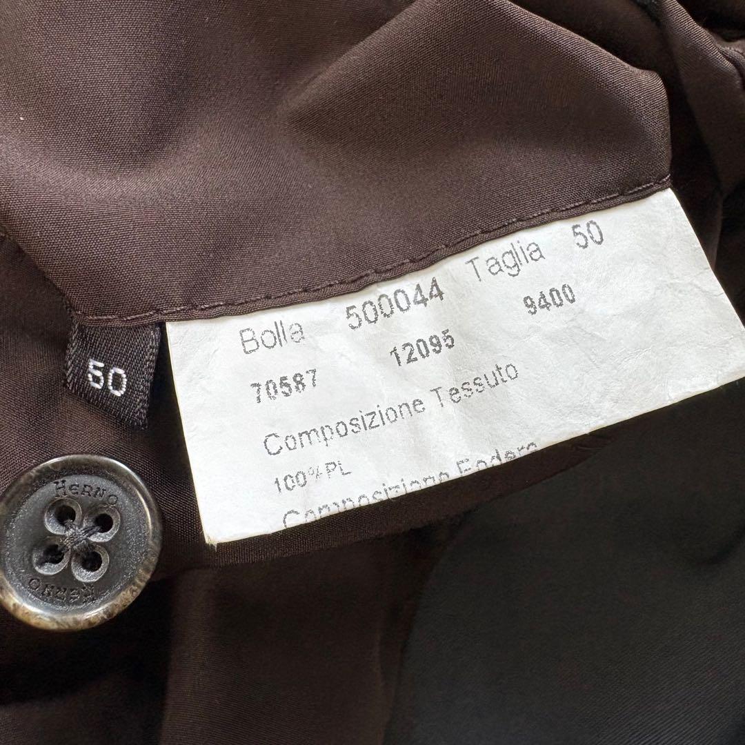 美品　ヘルノ　トレンチコート　グレー　XL 大きいサイズ　イタリア製