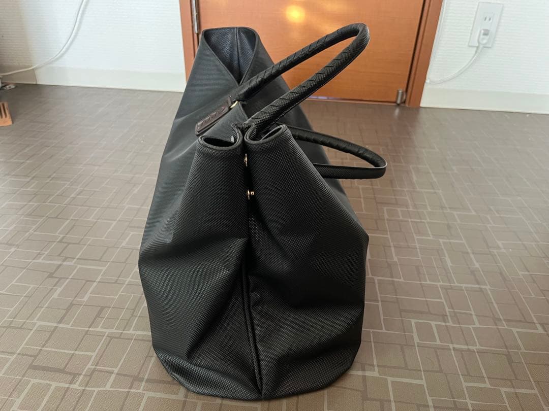 ボッテガヴェネタ BOTTEGAマルコポーロ トートバッグ 黒 A4可 大容量