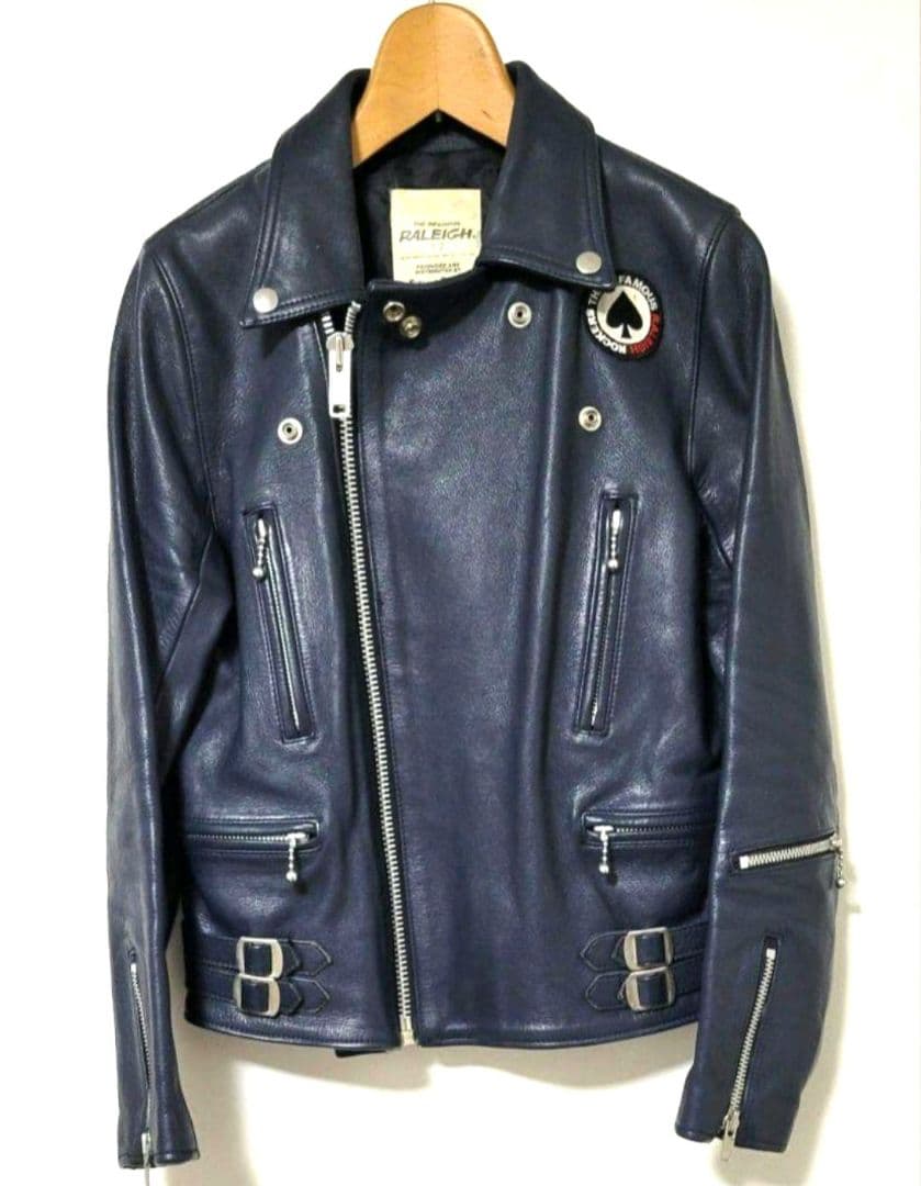 純正ごまあぶら様 革ジャン ダブルライダース