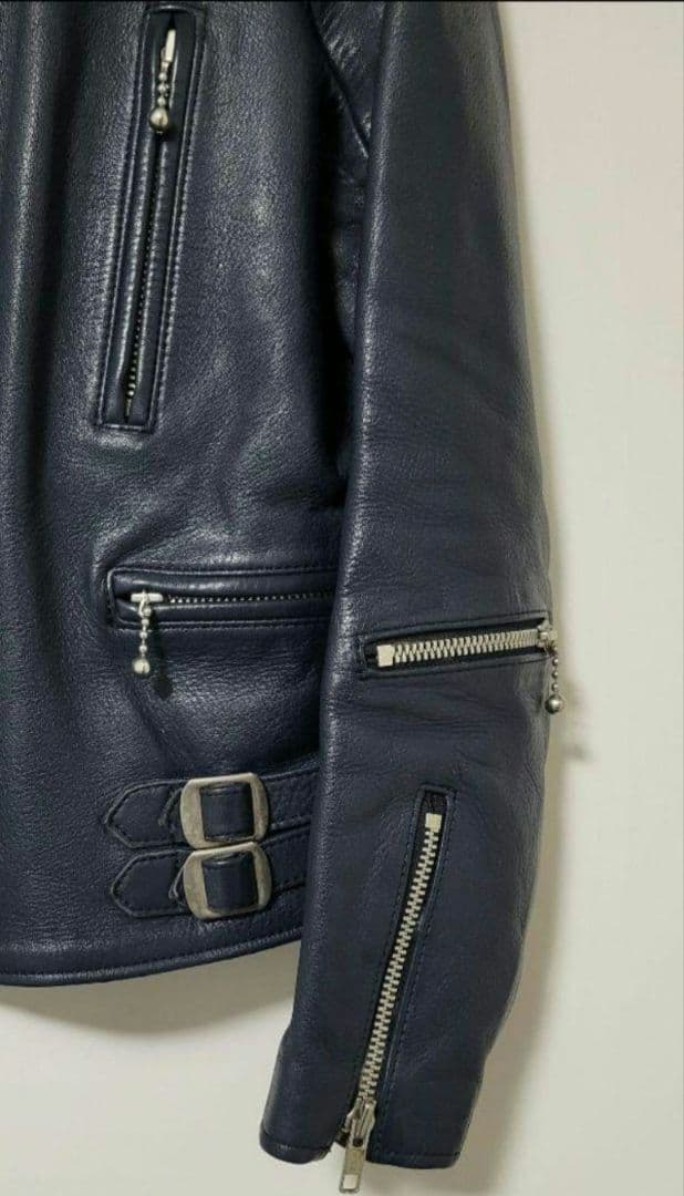 純正ごまあぶら様 革ジャン ダブルライダース