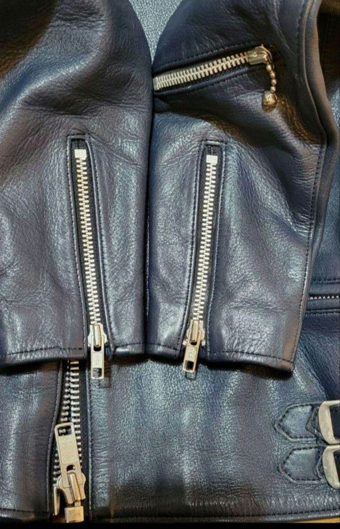 純正ごまあぶら様 革ジャン ダブルライダース