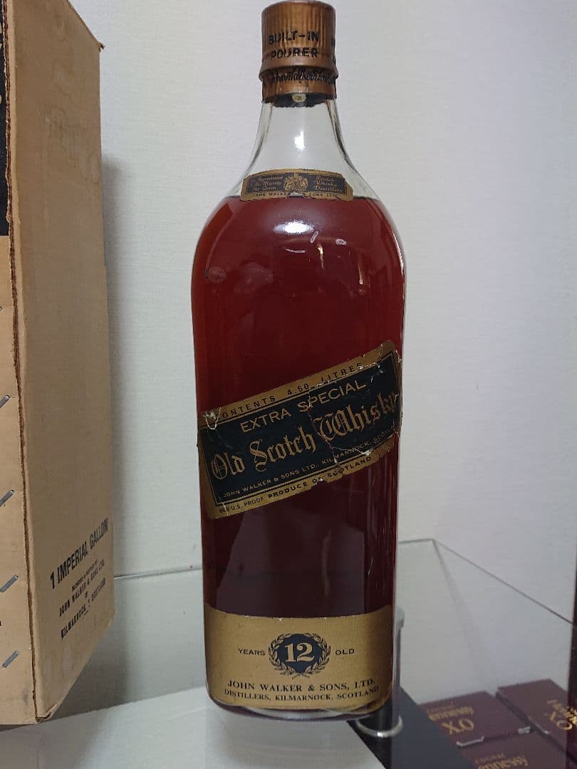 古酒 未開封 4500ml ジョニーウォーカー 黒 化粧箱付 1本