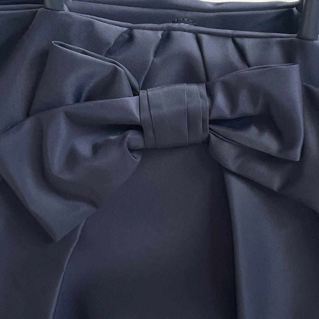 TOCCA＊トッカ＊リボン＊ナイロンバッグ＊トートバッグ＊A4サイズ＊ネイビー