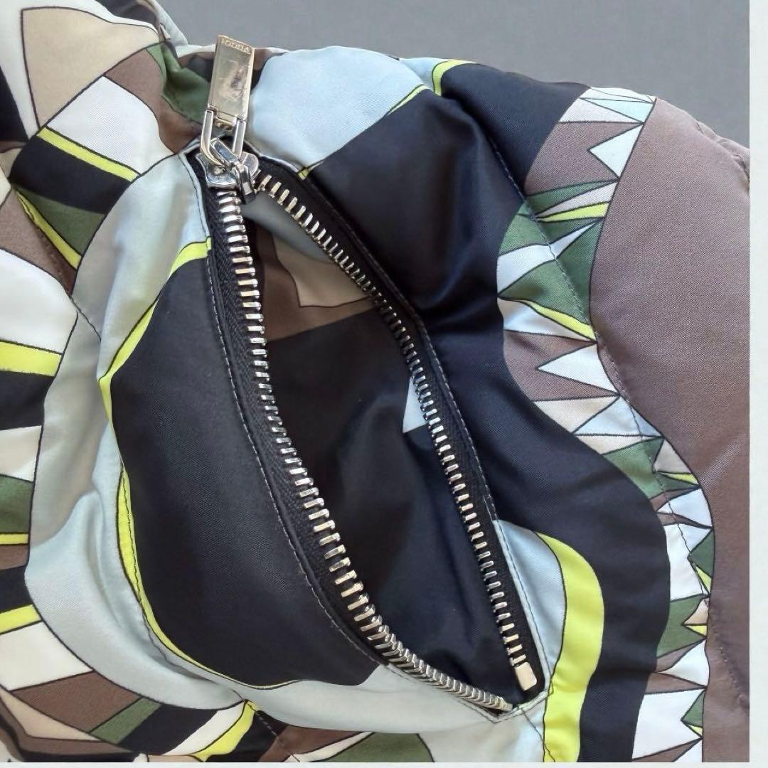 美品✨エミリオプッチ ダウンコート 希少カラー　総柄　ローマ製　38