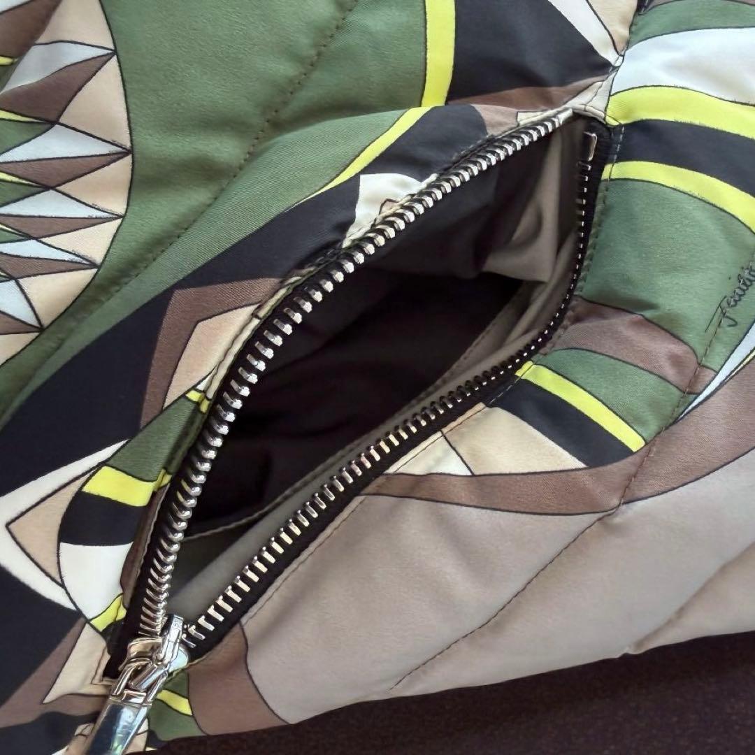 美品✨エミリオプッチ ダウンコート 希少カラー　総柄　ローマ製　38