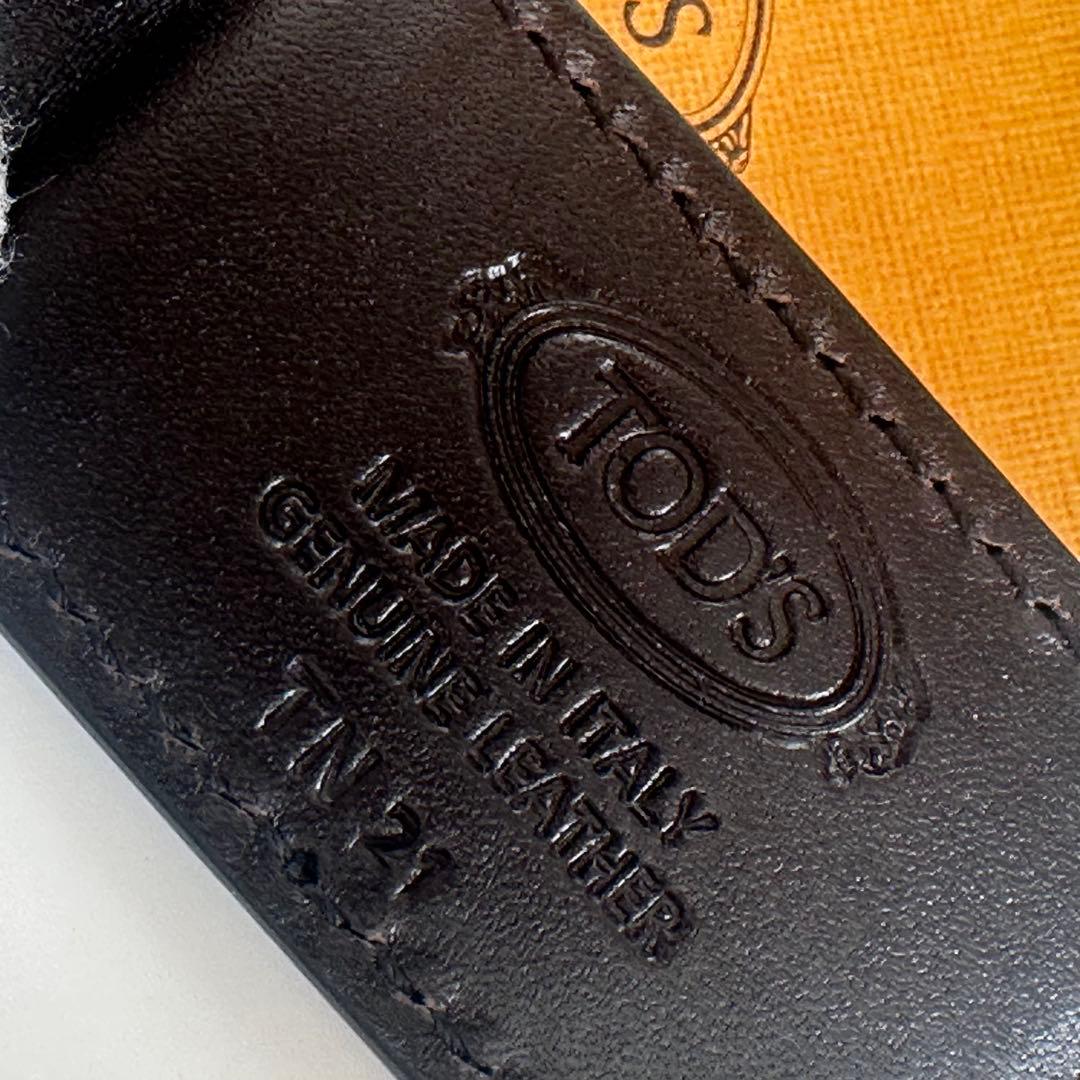 【極美品】TOD'S トッズ マネークリップ 本革 プレゼント