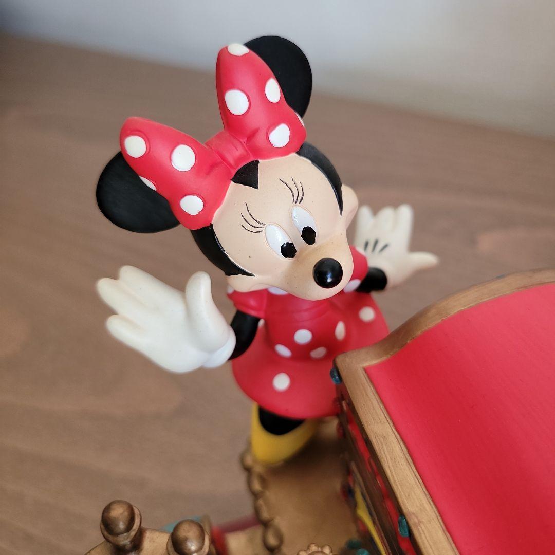 ミッキー ミニー 列車型置物 1st,2nd,3rd Anniversary